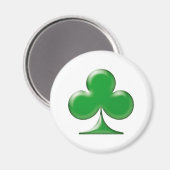 Aimant Saint Patrick's Day Irlandais Green Clover Shamroc (Recto/Verso)