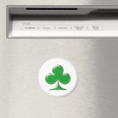 Aimant Saint Patrick's Day Irlandais Green Clover Shamroc (In Situ (Lave-vaisselle))
