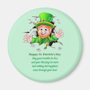 Aimant Saint Patrick's day leprechaun