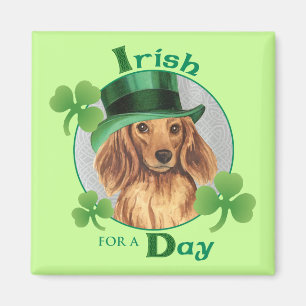 Aimant Saint Patrick's Day LonghEI Dachshund