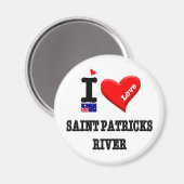 Aimant SAINT PATRICKS RIVER - I Love (Recto/Verso)