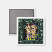 Aimant Saint Patty Airedale (Recto/Verso)