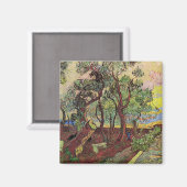 Aimant Saint Paul Hospital et Garden par Vincent van Gogh (Recto/Verso)