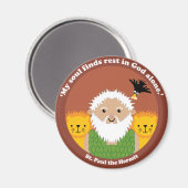 Aimant Saint Paul l'Hermite (Recto/Verso)