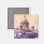 Aimant Saint-Pétersbourg, Russie (Recto/Verso)