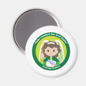 Aimant Saint Raphaël l'Archange (Recto/Verso)