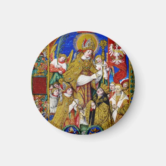 Aimant Saint Stanislas Évêque et Martyr Beaux-Arts (Devant)