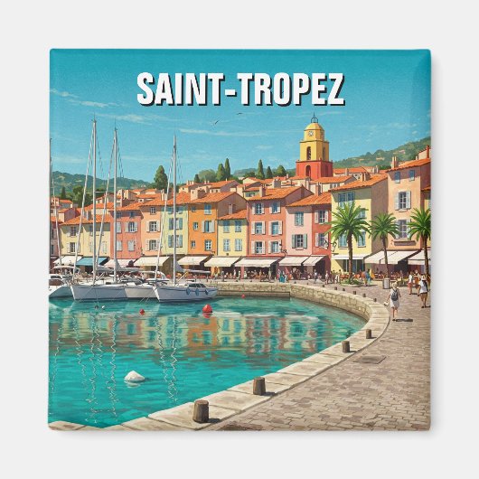Aimant Saint-Tropez France (Devant)