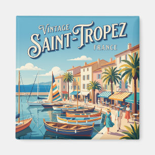 Aimant Saint-Tropez France vintage