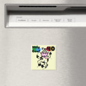 Aimant Saint Vache J'ai 40 t-shirts et cadeaux (In Situ (Lave-vaisselle))