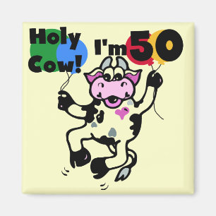 Aimant Saint Vache Je suis 50 T-shirts et cadeaux