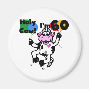 Aimant Saint Vache Je suis 60 T-shirts et cadeaux