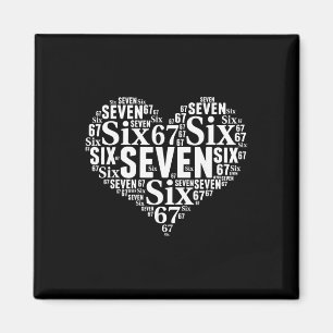 Aimant Saint-Valentin 67 Meme 67e Anniversaire 6 7 Valent