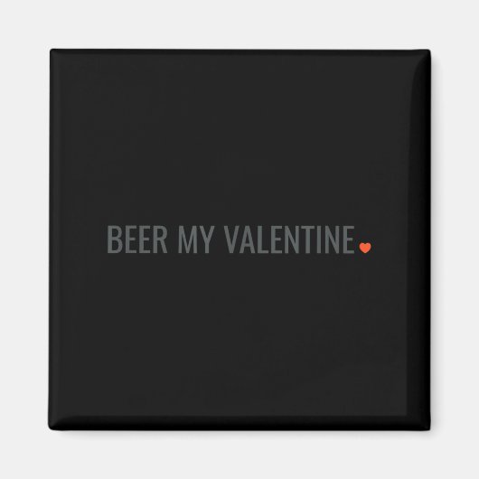 Aimant Saint-Valentin Bière Drôle (Devant)