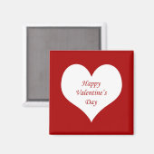 Aimant Saint Valentin Coeur (Recto/Verso)