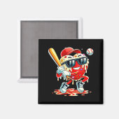Aimant Saint-Valentin Cœur Baseball Drip Glace Garçons (Recto/Verso)