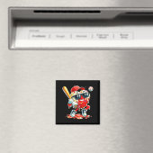 Aimant Saint-Valentin Cœur Baseball Drip Glace Garçons (In Situ (Lave-vaisselle))