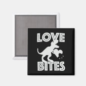 Aimant Saint-Valentin Love Bites Dinosaure (Recto/Verso)