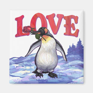 Aimant Saint-Valentin Penguin