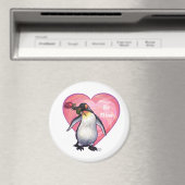 Aimant Saint-Valentin Penguin (In Situ (Lave-vaisselle))
