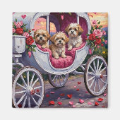 Aimant Saint-Valentin Shih Tzu (Devant)