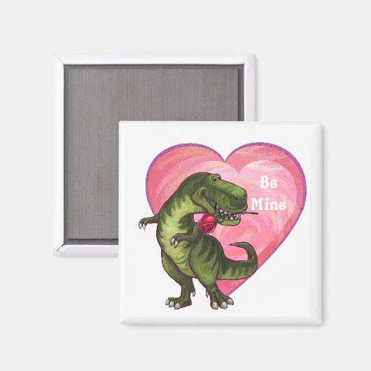 Aimant Saint Valentin Tyrannosaurus (Recto/Verso)