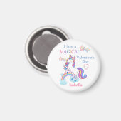 Aimant Saint Valentin : Unicorn Pink Magical (Recto/Verso)