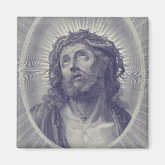 Aimant Saint Visage de Jésus (Devant)