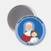 Aimant Sainte-Anne (Recto/Verso)