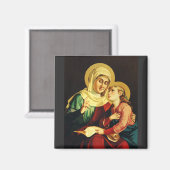 Aimant Sainte Anne et la Vierge Marie (Recto/Verso)
