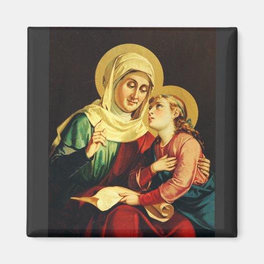 Aimant Sainte Anne et la Vierge Marie (Devant)