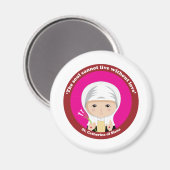 Aimant Sainte-Catherine de Sienne (Recto/Verso)