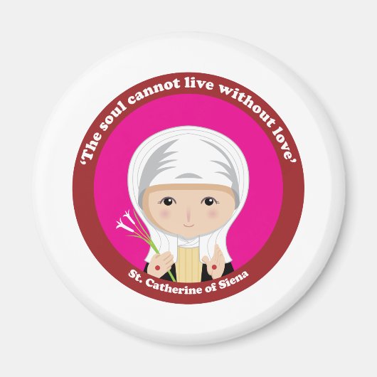 Aimant Sainte-Catherine de Sienne (Devant)