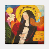 Aimant Sainte Catherine de Sienne 2007 (Devant)