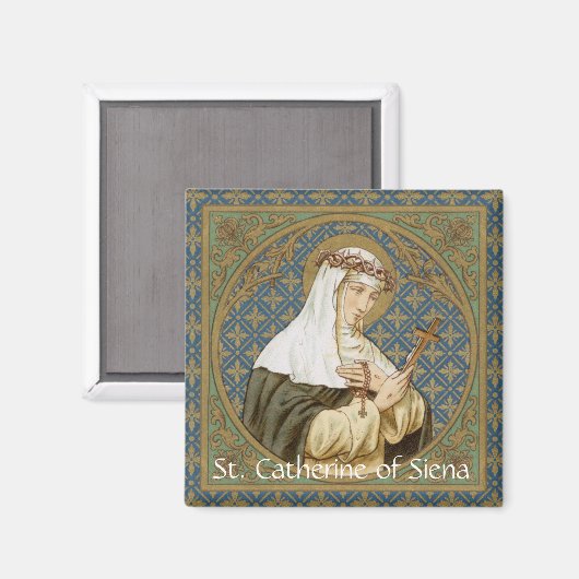 Aimant Sainte-Catherine de Sienne (BK 19) (Recto/Verso)