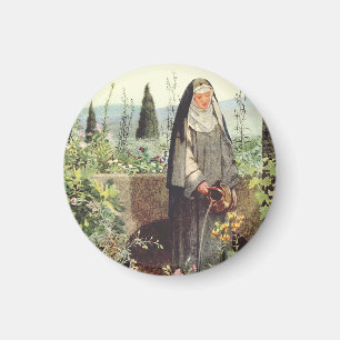 Aimant Sainte Claire d'Assise : Patronne de la télévision