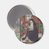 Aimant Sainte Gertrude de Helfta par Simon Bening (Recto/Verso)