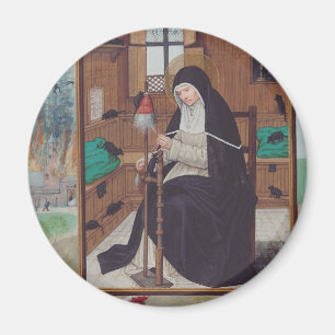 Aimant Sainte Gertrude de Helfta par Simon Bening