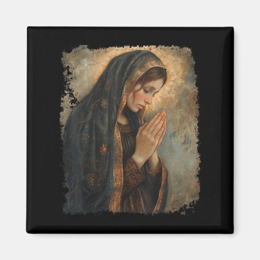 Aimant Sainte Marie priant Mère de Jésus (Devant)