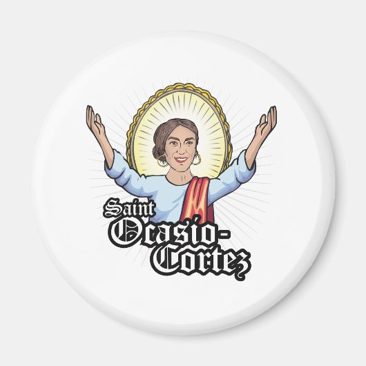 Aimant Sainte Ocasio-Cortez (Devant)
