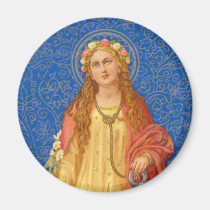Aimant Sainte Philomène avec une ancre (SNV 051)