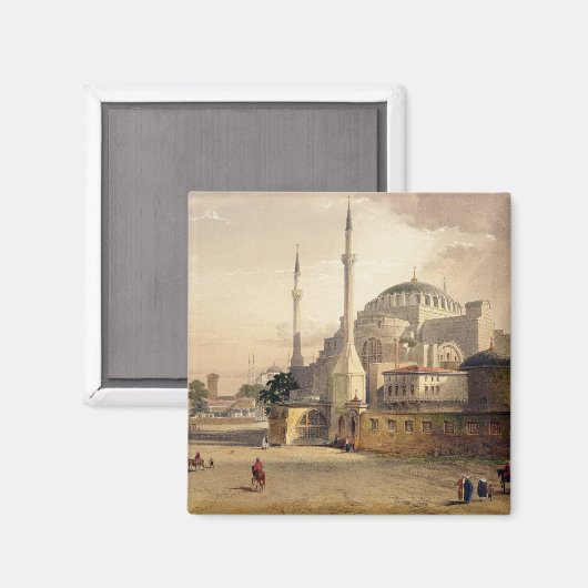 Aimant Sainte-Sophie, plaque 17 : vue extérieure de la mo (Recto/Verso)