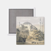 Aimant Sainte-Sophie, plaque 19 : vue extérieure de la mo (Recto/Verso)