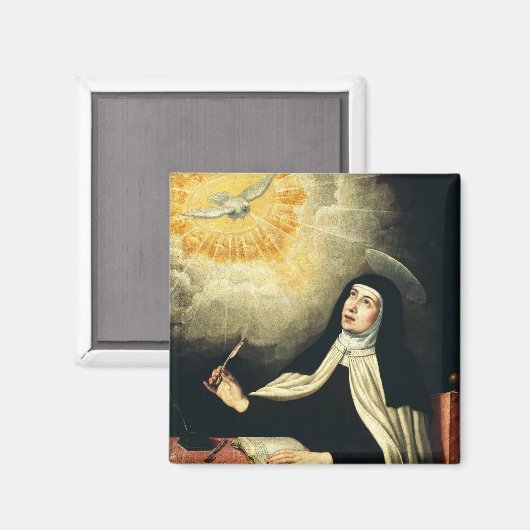 Aimant Sainte Thérèse d'Avila (Recto/Verso)