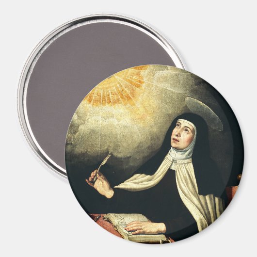 Aimant Sainte Thérèse d'Avila (Recto/Verso)