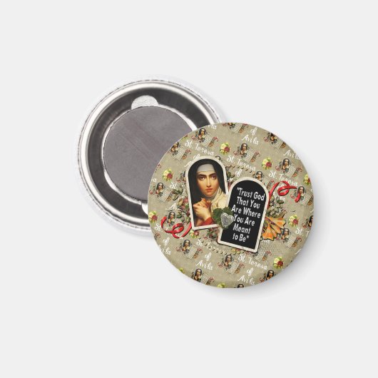 Aimant Sainte-Thérèse de Avila (Recto/Verso)