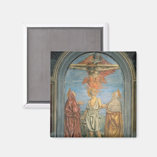 Aimant Sainte Trinité avec Saint Jérôme (fresque) (Recto/Verso)