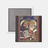 Aimant Saints Cyrille et Méthode Apôtres des Slaves (Recto/Verso)