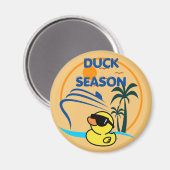 Aimant Saison Canard en Caoutchouc Porte (Recto/Verso)