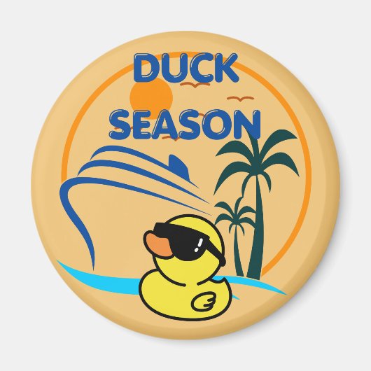 Aimant Saison Canard en Caoutchouc Porte (Devant)